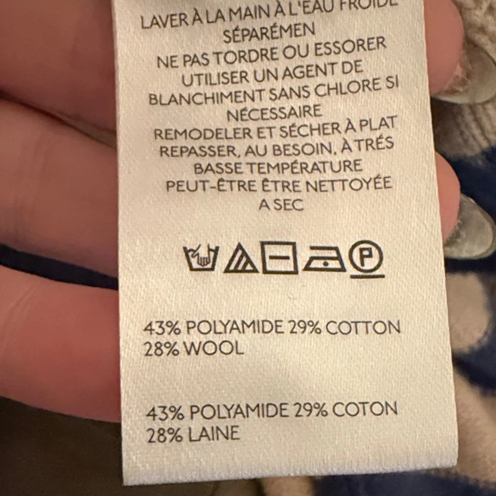 We The Free Off-Shoulder Sweater in Navy and Beige - Picture 9 of 9